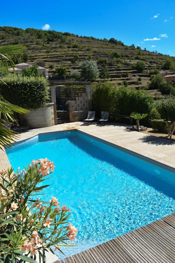 Les Palmiers Des Causses Villa Saint-Rome-de-Tarn Dış mekan fotoğraf